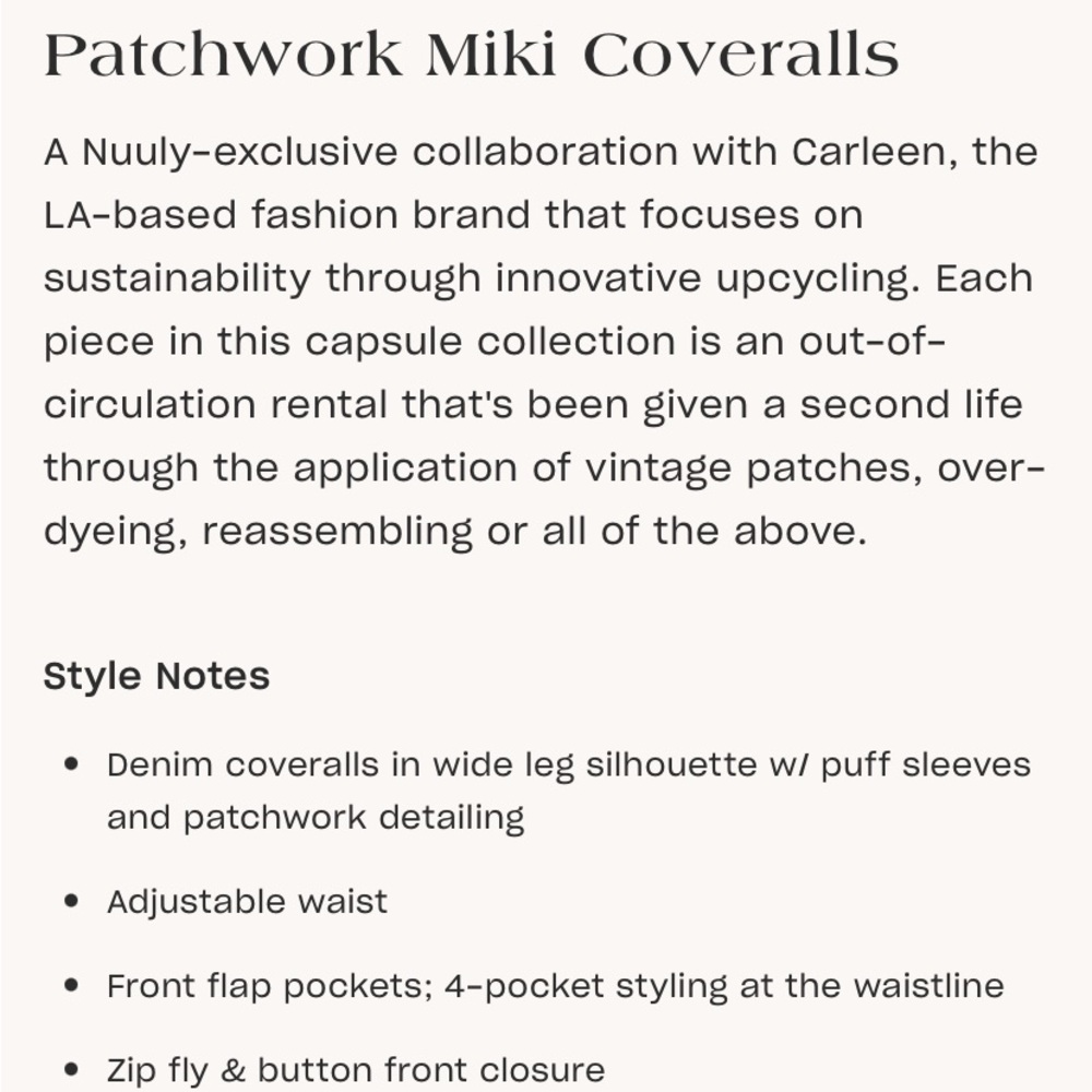 Carleen Miki Patchwork Coverall - image 11